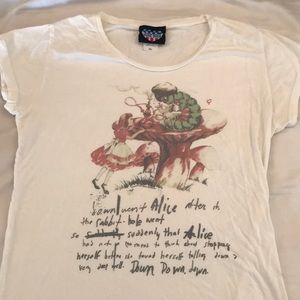 Junk Food Alice in Wonderland Tee • Disneyland